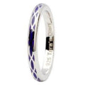 Tara's Diary Purple Trinity Knot Ring Size 7