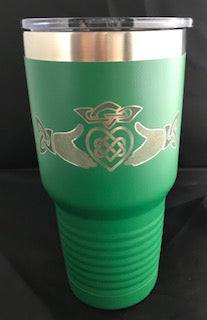 Claddagh Green Polar Camel 30oz Tumbler